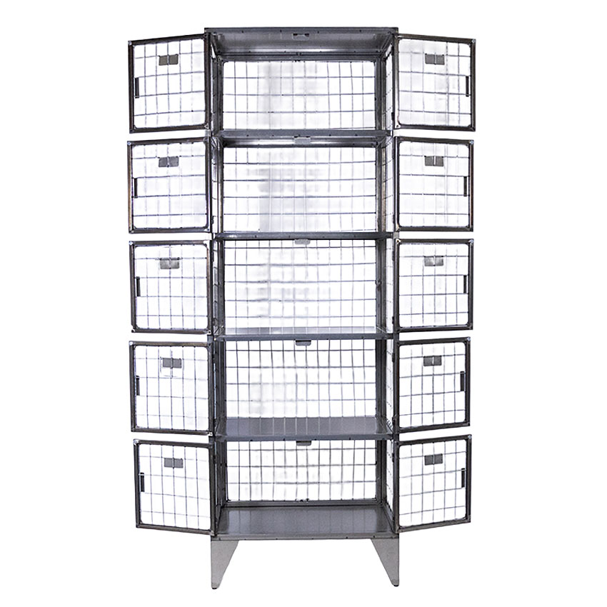 ミリタリーテイスト　メッシュロッカー　5段タイプ　全国送料無料（沖縄・離島除く）　秘密基地系ファニチャー　FML 爆買 |  | 16