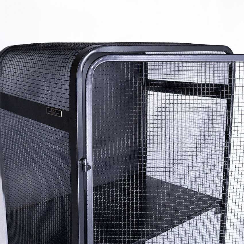 ミリタリーテイスト　メッシュキャビネット アンティークシルバー　全国送料無料（沖縄・離島除く）　秘密基地系ファニチャー　FML 爆買 |  | 07