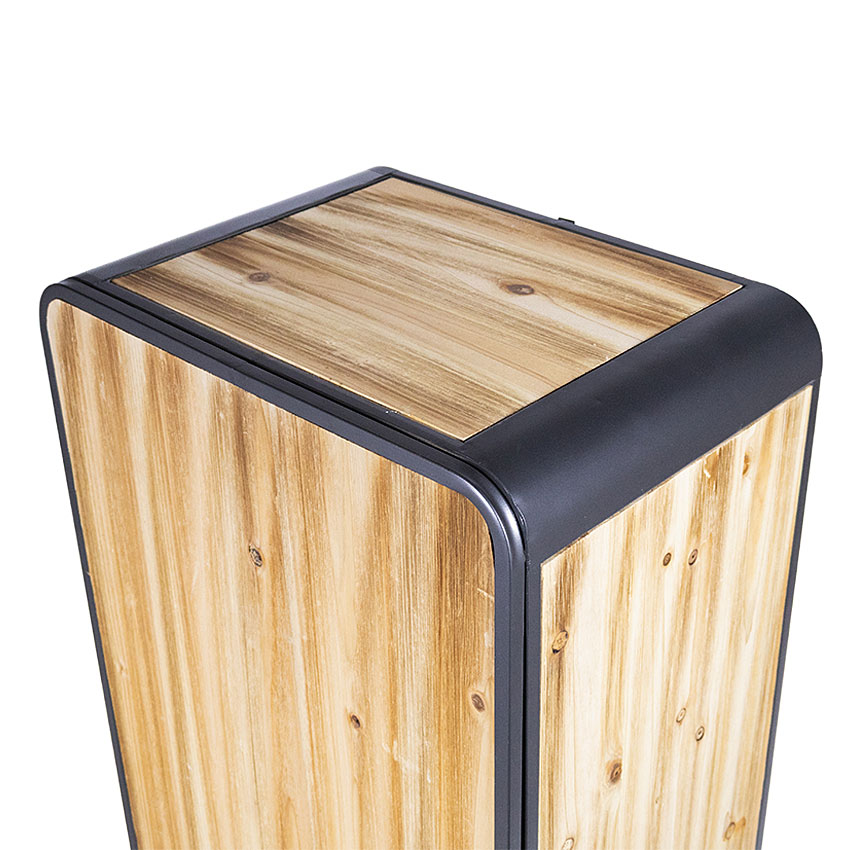 ミリタリーテイスト　ウッド＆アイアン　ウッドドア　キャビネットL 　（3段）　送料無料（沖縄・離島除く）　秘密基地系ファニチャー　FML |  | 03