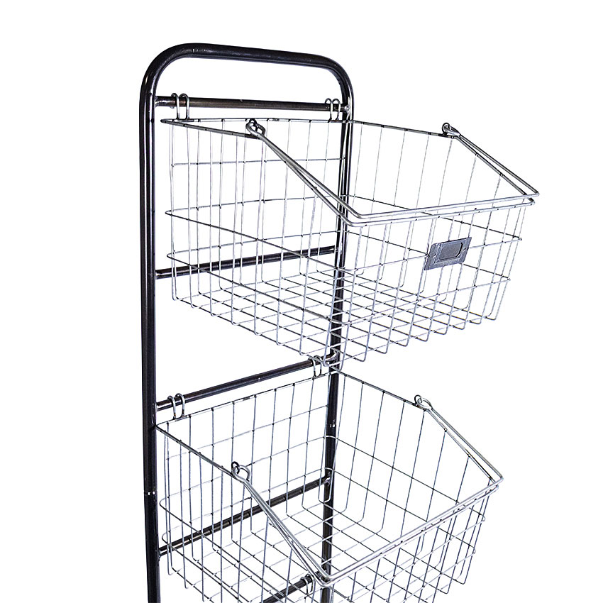 ミリタリーテイスト　3段ワイヤーラック　キャスター台付き　全国送料無料（沖縄・離島除く）　秘密基地系ファニチャー　FML 爆買 |  | 05