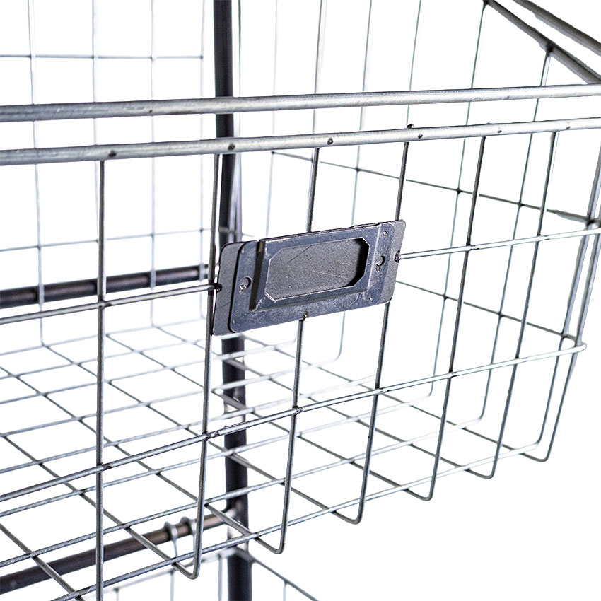 ミリタリーテイスト　3段ワイヤーラック　キャスター台付き　全国送料無料（沖縄・離島除く）　秘密基地系ファニチャー　FML 爆買 |  | 07