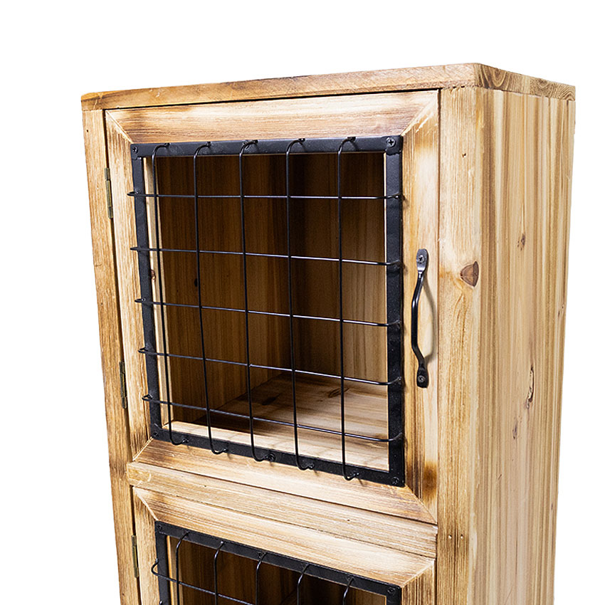 ミリタリーテイスト　ウッドキャビネットM　スリム　（2段タイプ）　全国送料無料（沖縄・離島除く）　秘密基地系ファニチャー　FML 爆買 |  | 08