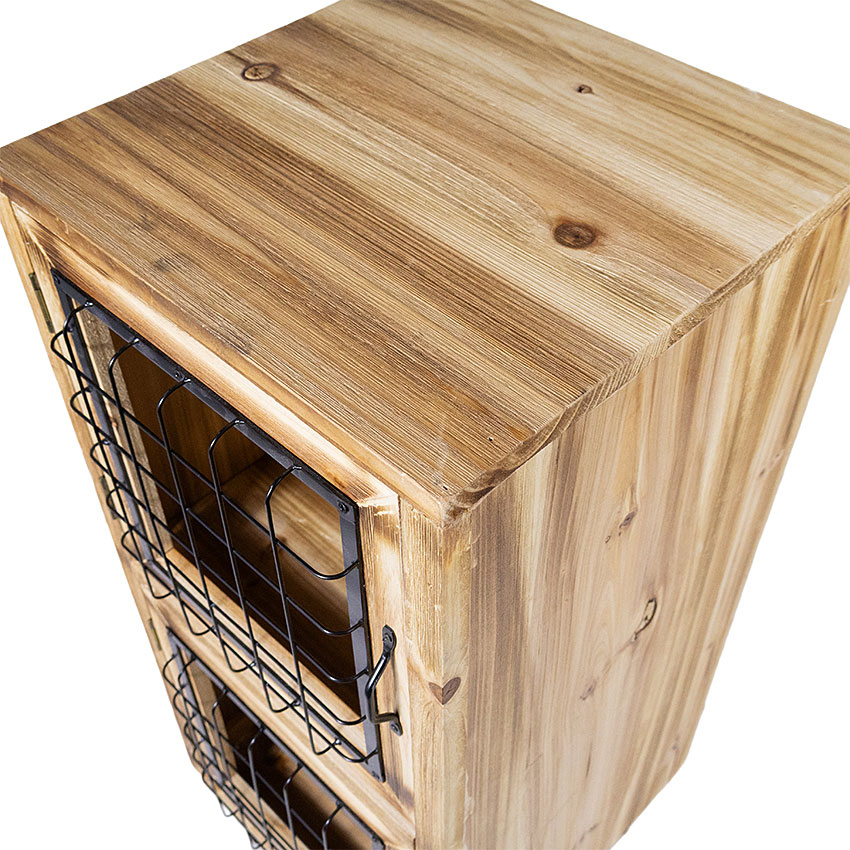 ミリタリーテイスト　ウッドキャビネットM　スリム　（2段タイプ）　全国送料無料（沖縄・離島除く）　秘密基地系ファニチャー　FML 爆買 |  | 09