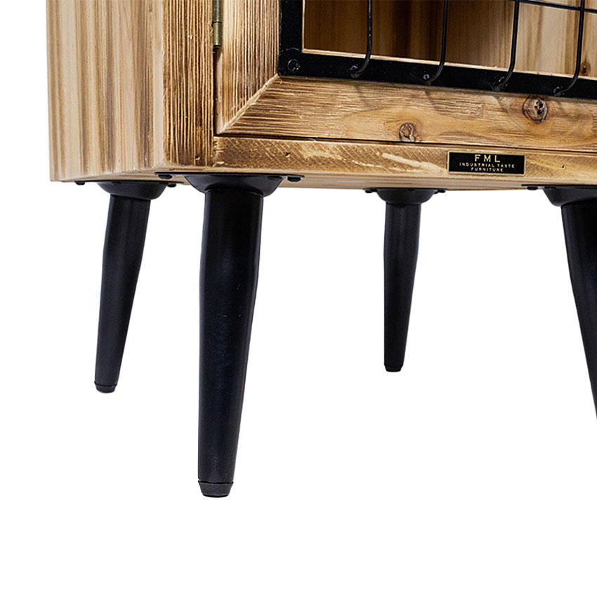 ミリタリーテイスト　ウッドキャビネットL　スリム　（3段タイプ）　全国送料無料（沖縄・離島除く）　秘密基地系ファニチャー　FML 爆買 |  | 08