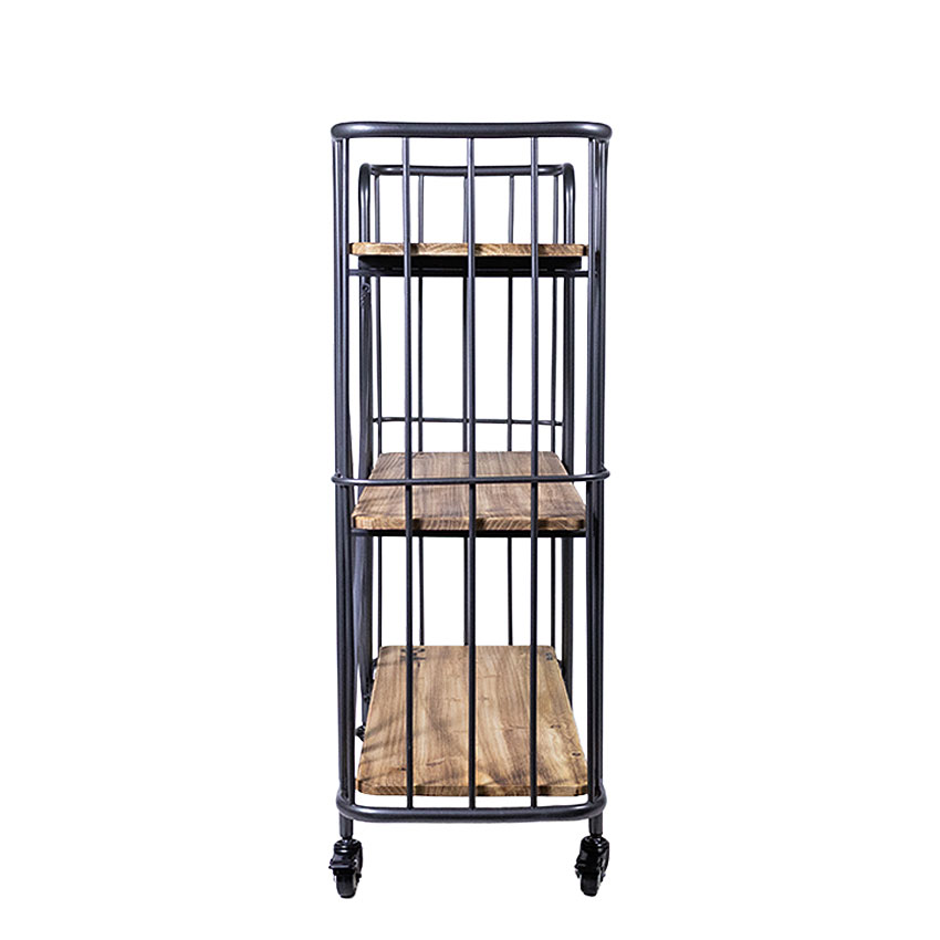 ミリタリーテイスト　ウッド＆アイアン　3段シェルフ　（横幅80cmタイプ）　全国送料無料（沖縄・離島除く）　秘密基地系ファニチャー　FML |  | 06