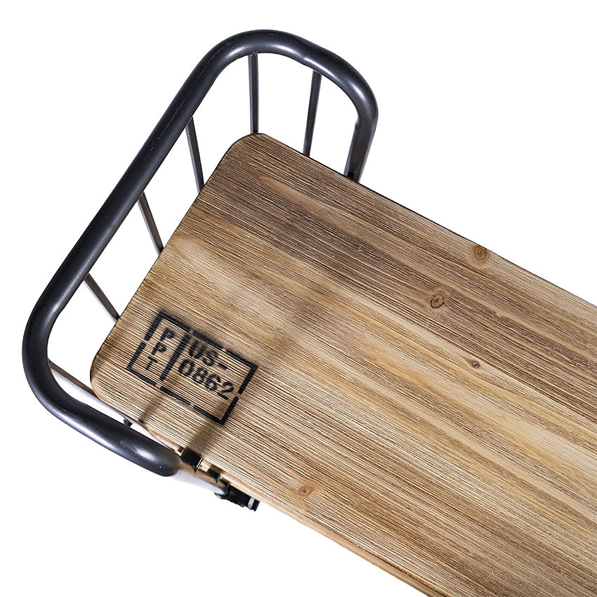 ミリタリーテイスト　ウッド＆アイアン　3段シェルフ　（横幅80cmタイプ）　全国送料無料（沖縄・離島除く）　秘密基地系ファニチャー　FML |  | 09