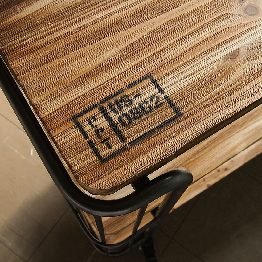 ミリタリーテイスト　ウッド＆アイアン　3段シェルフ　（横幅160cmワイドタイプ）　　秘密基地系ファニチャー　FML |  | 06