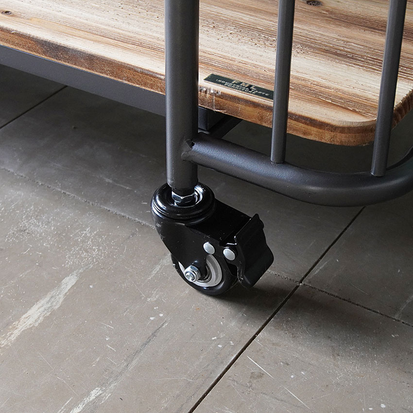 ミリタリーテイスト　ウッド＆アイアン　3段シェルフ　（横幅160cmワイドタイプ）　　秘密基地系ファニチャー　FML |  | 10