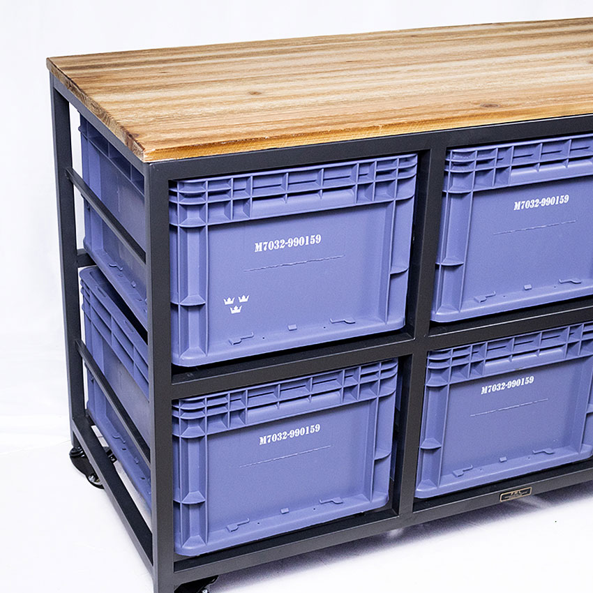 ミリタリーテイスト　アイアン＆プラスティック　キャビネット L　全国送料無料（沖縄・離島除く）　秘密基地系ファニチャー　FML |  | 07