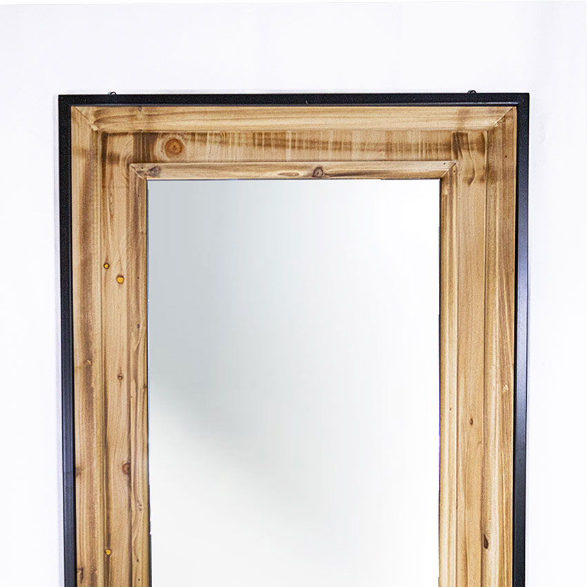 ミリタリーテイスト　スタンドミラー　全国送料無料（沖縄・離島除く）　姿見鏡　全身鏡　フロアミラー　秘密基地系ファニチャー　FML |  | 02