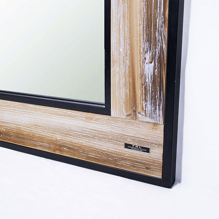 ミリタリーテイスト　ウォールミラー　全国送料無料（沖縄・離島除く）　壁掛け鏡　吊り鏡　秘密基地系ファニチャー　FML 爆買 |  | 02