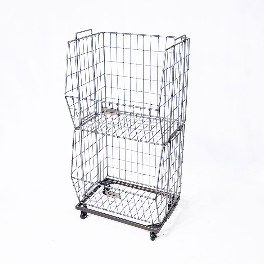 MODEL2513専用　ミリタリーテイスト　メッシュスタッキングケース　キャスター台　※バスケットは別売です |  | 05