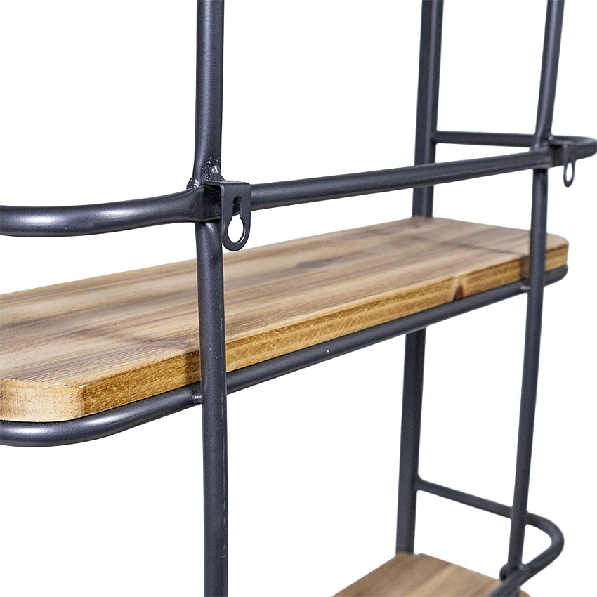 ミリタリーテイスト　ウォールシェルフ　（3段タイプ）　全国送料無料（沖縄・離島除く）　秘密基地系ファニチャー　FML ■ アメリカン雑貨 |  | 05