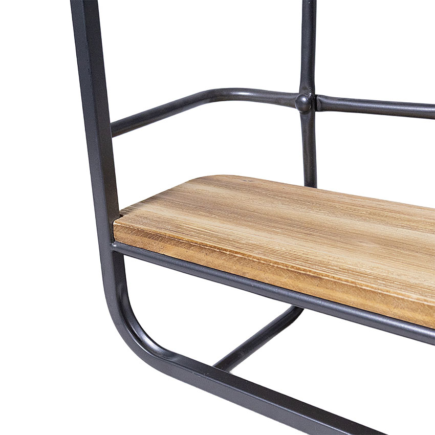 ミリタリーテイスト　ウォールシェルフ　（3段タイプ）　全国送料無料（沖縄・離島除く）　秘密基地系ファニチャー　FML ■ アメリカン雑貨 |  | 06