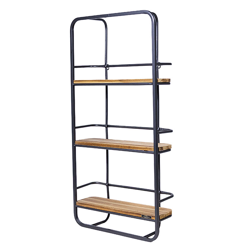 ミリタリーテイスト　ウォールシェルフ　（3段タイプ）　全国送料無料（沖縄・離島除く）　秘密基地系ファニチャー　FML ■ アメリカン雑貨 |  | 08