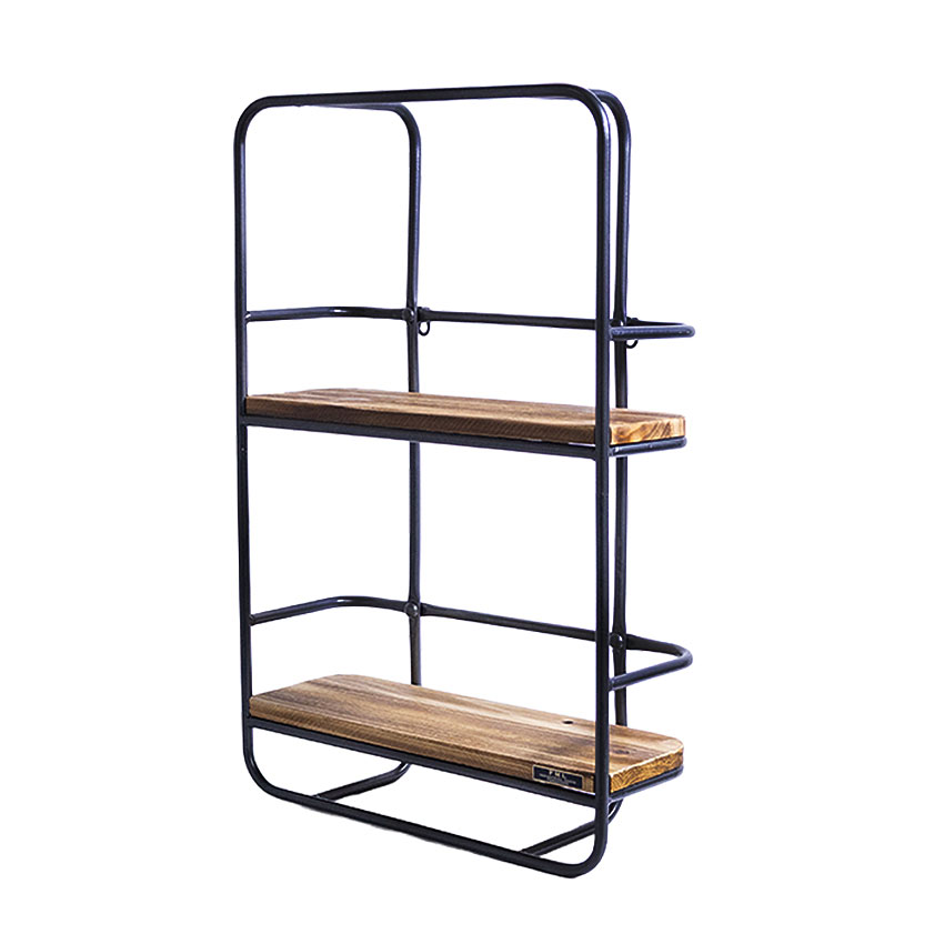 ミリタリーテイスト　ウォールシェルフ　（2段タイプ）　全国送料無料（沖縄・離島除く）　秘密基地系ファニチャー　FML ■ アメリカン雑貨 |  | 01