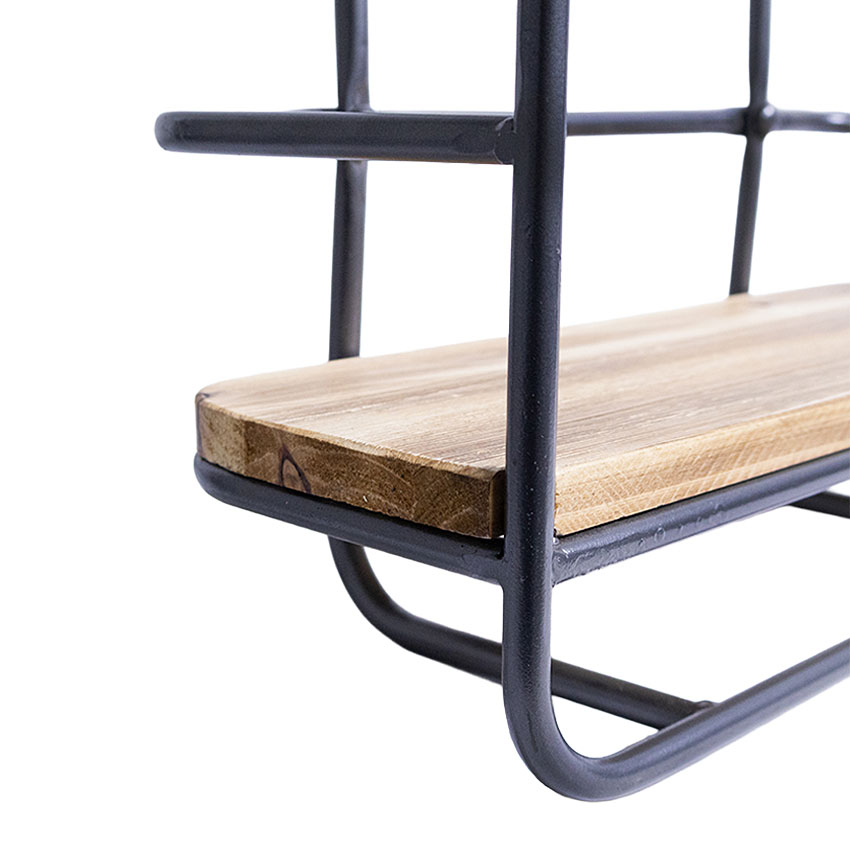 ミリタリーテイスト　ウォールシェルフ　（2段タイプ）　全国送料無料（沖縄・離島除く）　秘密基地系ファニチャー　FML ■ アメリカン雑貨 |  | 05