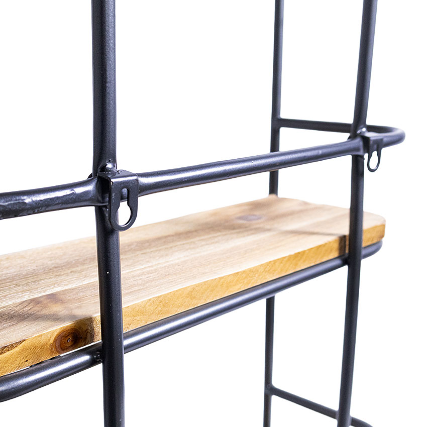 ミリタリーテイスト　ウォールシェルフ　（2段タイプ）　全国送料無料（沖縄・離島除く）　秘密基地系ファニチャー　FML ■ アメリカン雑貨 |  | 06