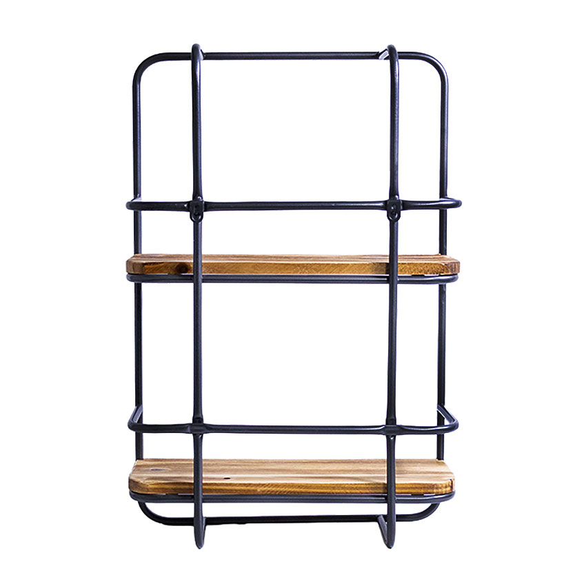 ミリタリーテイスト　ウォールシェルフ　（2段タイプ）　全国送料無料（沖縄・離島除く）　秘密基地系ファニチャー　FML ■ アメリカン雑貨 |  | 09