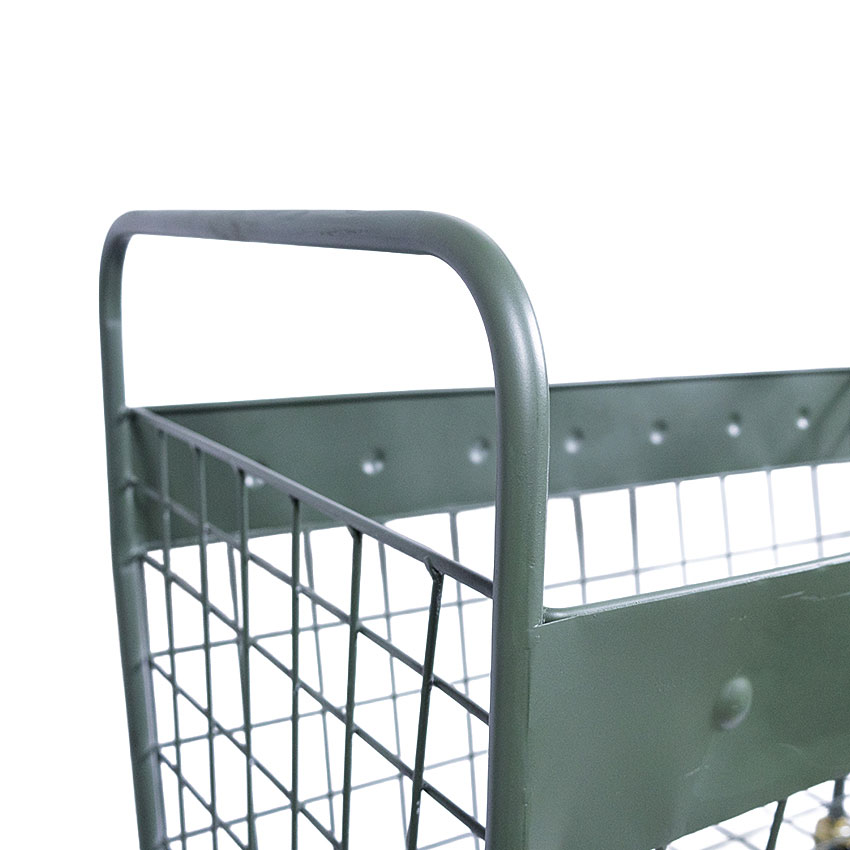 ミリタリーテイスト　メッシュカーゴ　（オリーブ）　全国送料無料（沖縄・離島除く）　秘密基地系ファニチャー　FML ■ アメリカン雑貨 |  | 03