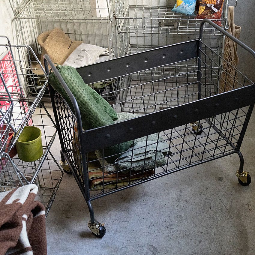 ミリタリーテイスト　メッシュカーゴ　（インダストリアルグレー）　全国送料無料（沖縄・離島除く）　秘密基地系ファニチャー　FML |  | 01