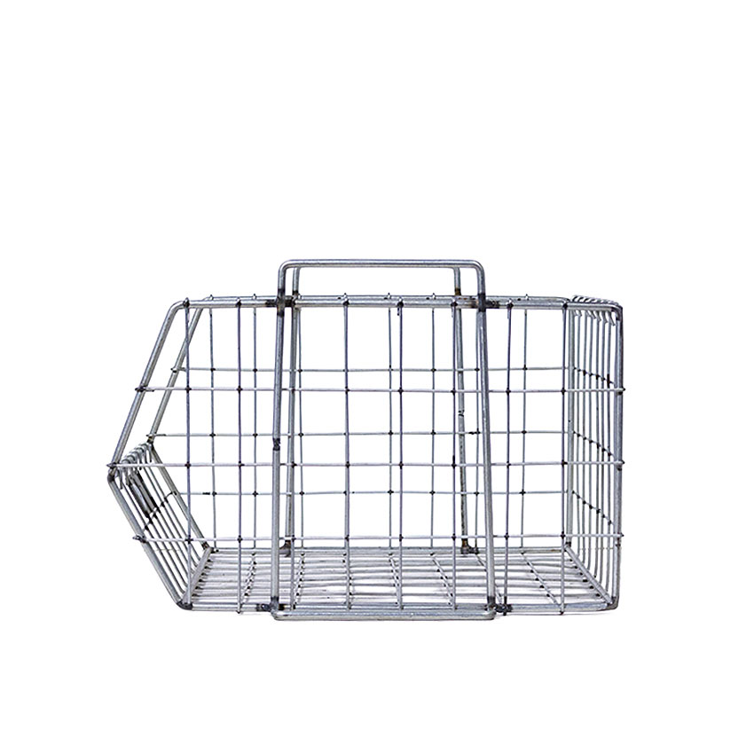 ミリタリーテイスト　メッシュスタッキングケース　シルバー　MODEL2511　W30×H21×D35cm　単品 ■ アメリカン雑貨 アメリカ雑貨 |  | 05