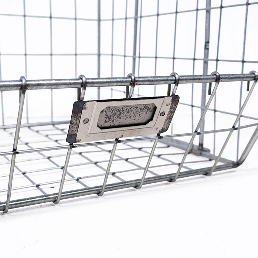 ミリタリーテイスト　メッシュスタッキングケース　シルバー　MODEL2511　W30×H21×D35cm　単品 ■ アメリカン雑貨 アメリカ雑貨 |  | 06