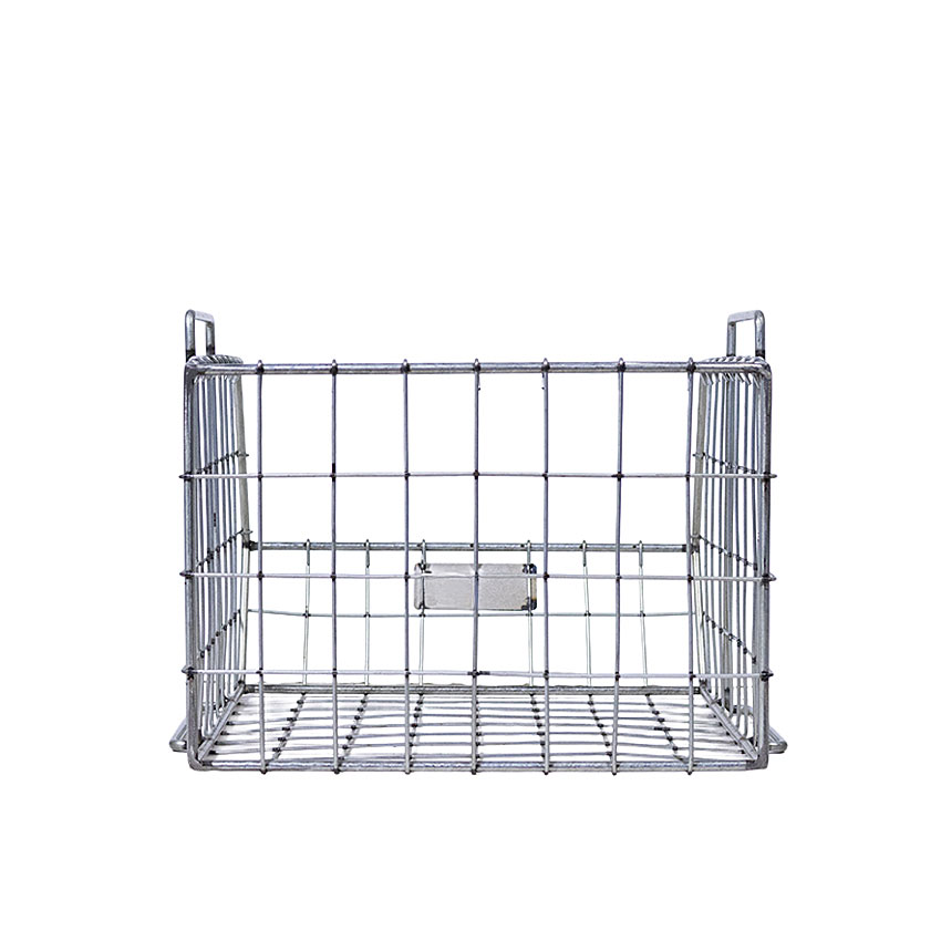 ミリタリーテイスト　メッシュスタッキングケース　シルバー　MODEL2511　W30×H21×D35cm　単品 ■ アメリカン雑貨 アメリカ雑貨 |  | 07