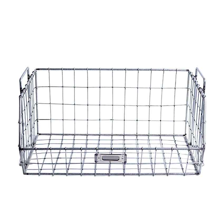 ミリタリーテイスト　メッシュスタッキングケース　シルバー　MODEL2512　W46×H21×D35cm　単品 ■ アメリカン雑貨 アメリカ雑貨 |  | 09