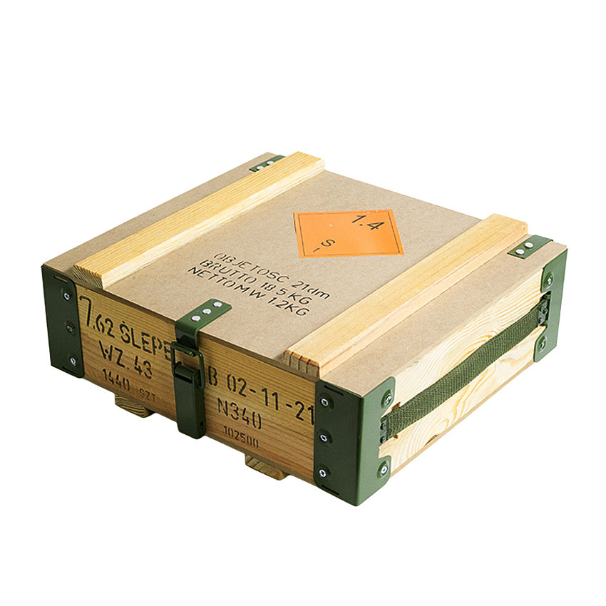 ミリタリーテイスト　ポーランドタイプ　アンモボックス　メタルフレーム　（4個セット）　全国送料無料（沖縄・離島除く）　秘密基地　FML |  | 04