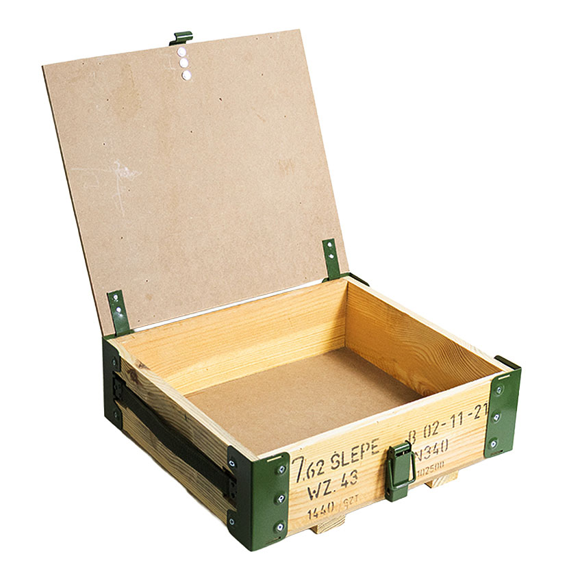 ミリタリーテイスト　ポーランドタイプ　アンモボックス　メタルフレーム　（4個セット）　全国送料無料（沖縄・離島除く）　秘密基地　FML |  | 05