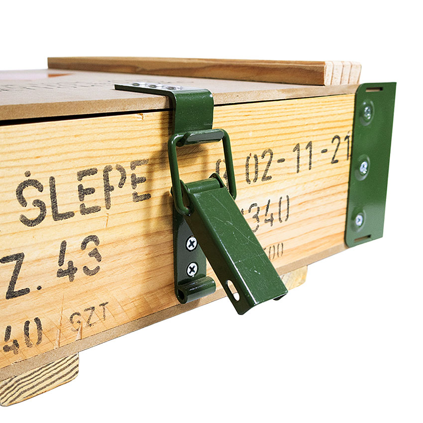 ミリタリーテイスト　ポーランドタイプ　アンモボックス　メタルフレーム　（4個セット）　全国送料無料（沖縄・離島除く）　秘密基地　FML |  | 11