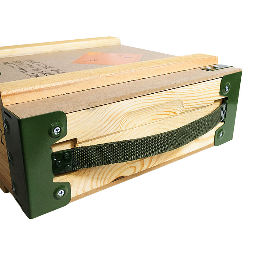 ミリタリーテイスト　ポーランドタイプ　アンモボックス　メタルフレーム　（4個セット）　全国送料無料（沖縄・離島除く）　秘密基地　FML |  | 13