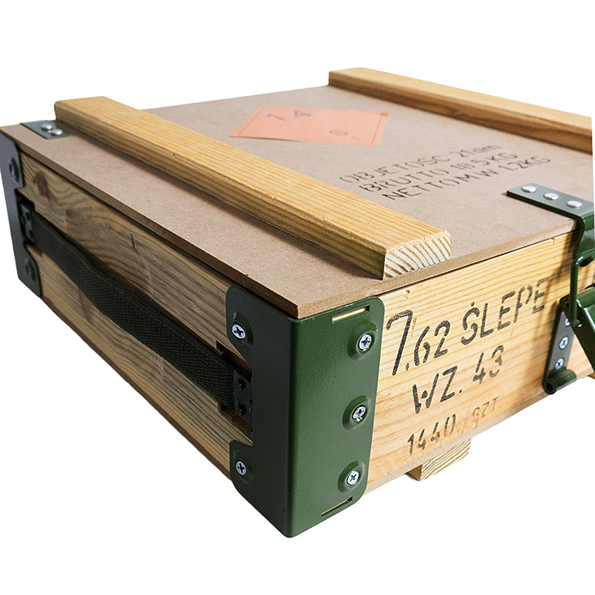 ミリタリーテイスト　ポーランドタイプ　アンモボックス　メタルフレーム　（4個セット）　全国送料無料（沖縄・離島除く）　秘密基地　FML |  | 15