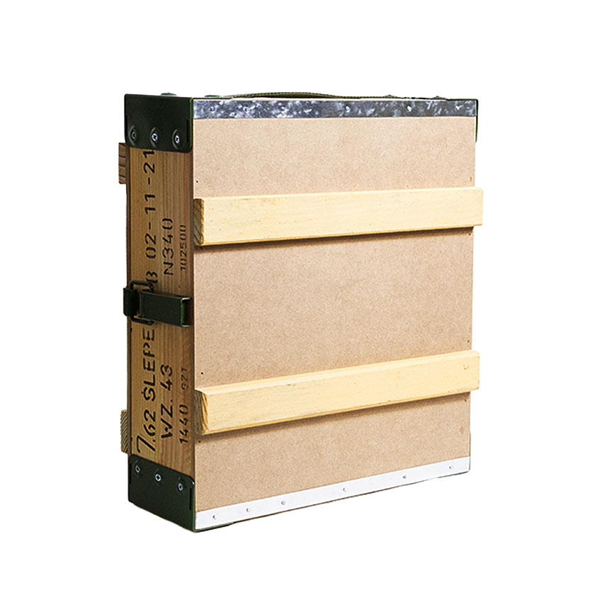 ミリタリーテイスト　ポーランドタイプ　アンモボックス　メタルフレーム　（4個セット）　全国送料無料（沖縄・離島除く）　秘密基地　FML |  | 16