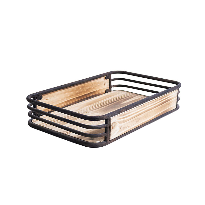 ミリタリーテイスト　ウッド＆アイアンケース　（Mサイズ/小さい方）　秘密基地系ファニチャー　FML |  | 01