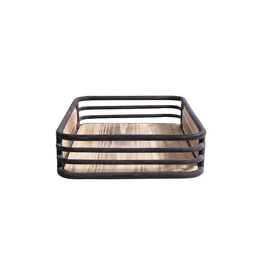 ミリタリーテイスト　ウッド＆アイアンケース　（Mサイズ/小さい方）　秘密基地系ファニチャー　FML |  | 02