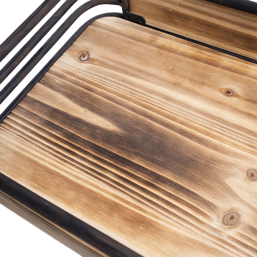 ミリタリーテイスト　ウッド＆アイアンケース　（Mサイズ/小さい方）　秘密基地系ファニチャー　FML |  | 06