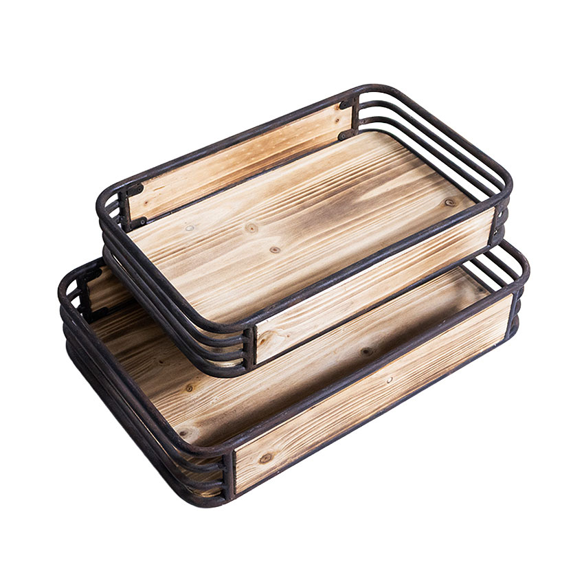 ミリタリーテイスト　ウッド＆アイアンケース　（Mサイズ/小さい方）　秘密基地系ファニチャー　FML |  | 10