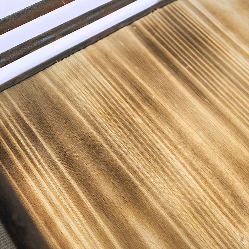 ミリタリーテイスト　ウッド＆アイアンケース　（Lサイズ/大きい方）　秘密基地系ファニチャー　FML ■ アメリカン雑貨 アメリカ雑貨 |  | 05