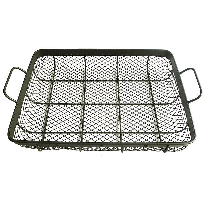 ミリタリーテイスト　メッシュバスケット　オリーブ L　秘密基地系ファニチャー　FML ■ アメリカン雑貨 アメリカ雑貨 |  | 01