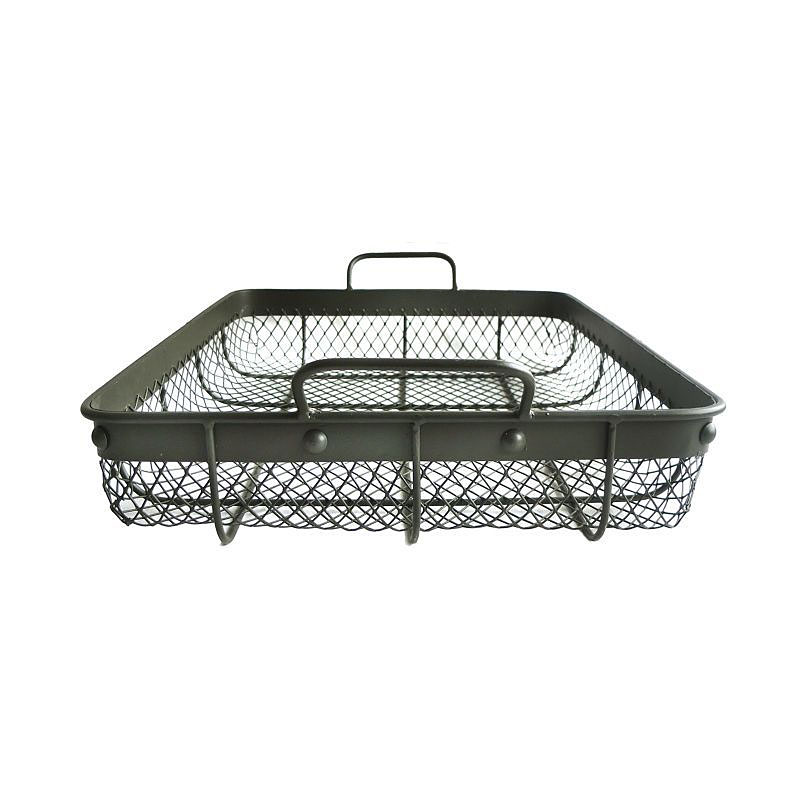 ミリタリーテイスト　メッシュバスケット　オリーブ L　秘密基地系ファニチャー　FML ■ アメリカン雑貨 アメリカ雑貨 |  | 05