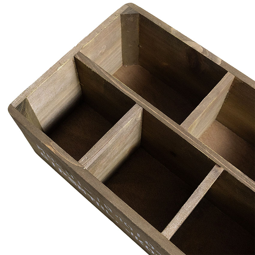 ミリタリーテイスト　ストレージウッドボックス　5仕切りタイプ　（ナチュラル）　秘密基地系ファニチャー　FML |  | 06