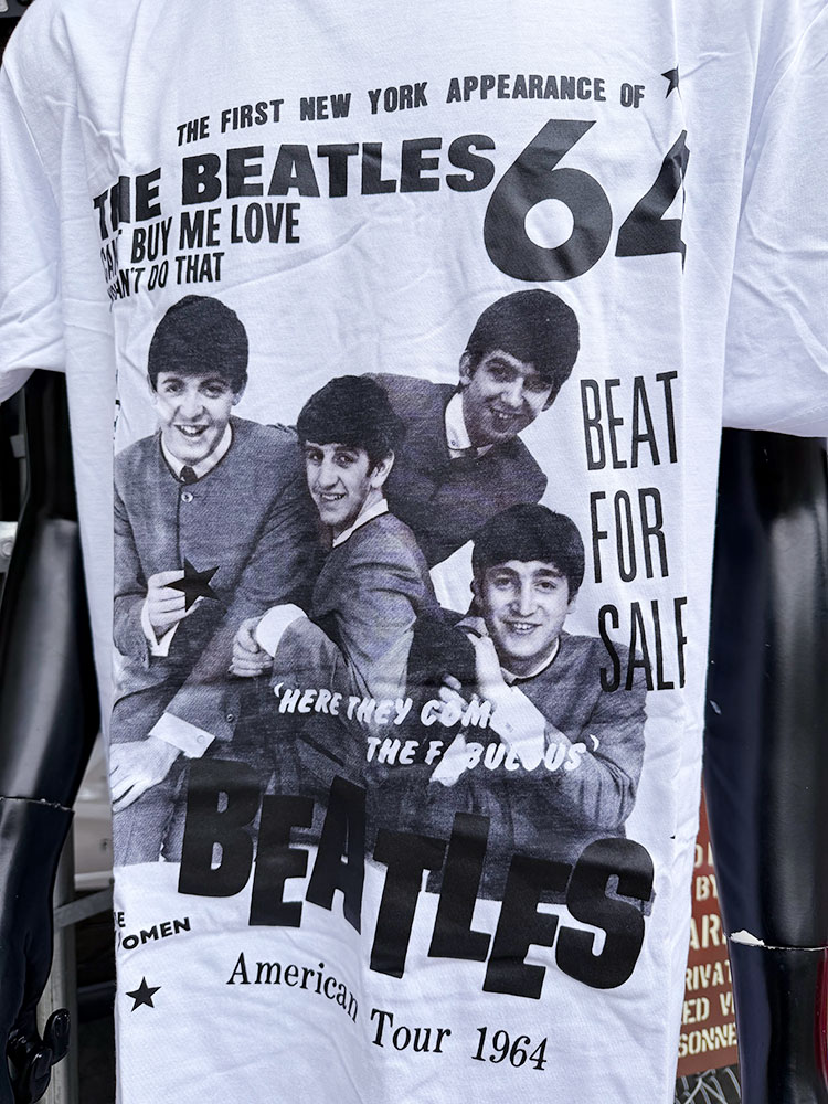 ビートルズ 1964年 アメリカツアー オフィシャル Tシャツ 公式グッズ