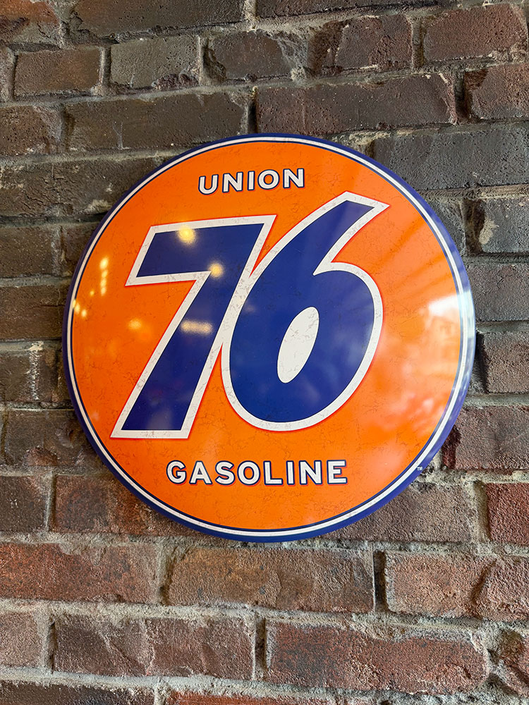 ユノカル76　ドームサイン　ブリキ看板 ■ アメリカン雑貨 アメリカ雑貨 | 