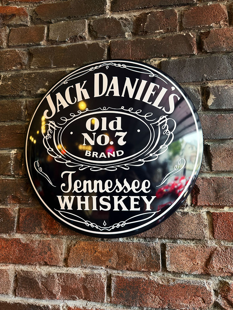 ジャックダニエル　ドームサイン　ブリキ看板 ■ アメリカン雑貨 アメリカ雑貨 | 