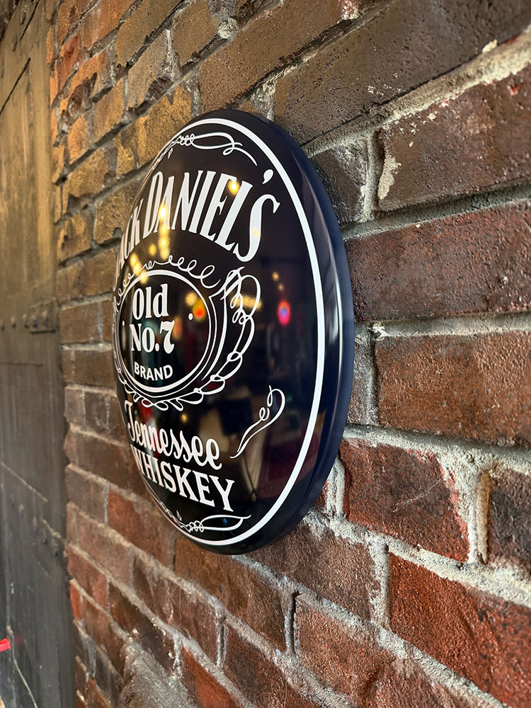 ジャックダニエル　ドームサイン　ブリキ看板 ■ アメリカン雑貨 アメリカ雑貨 |  | 02