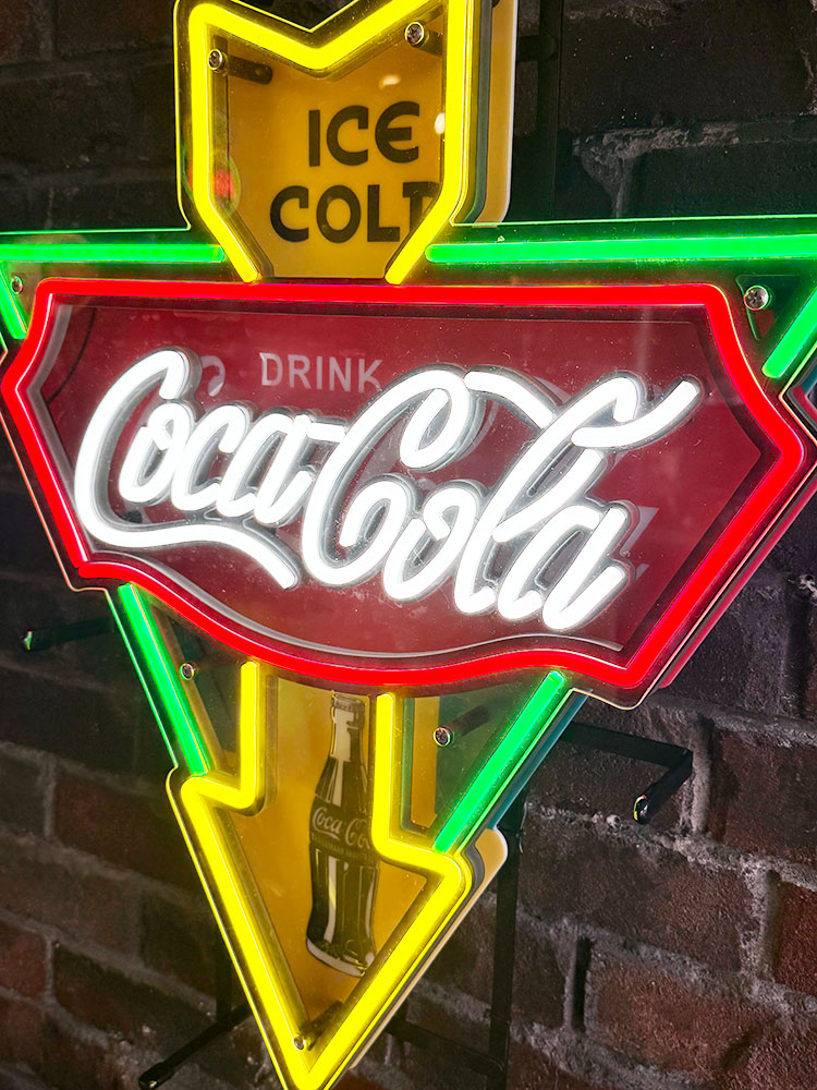 コカ・コーラ 昔のネオン管風 LEDサイン (...の詳細画像2
