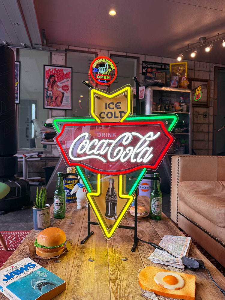コカ・コーラ 昔のネオン管風 LEDサイン (...の詳細画像1