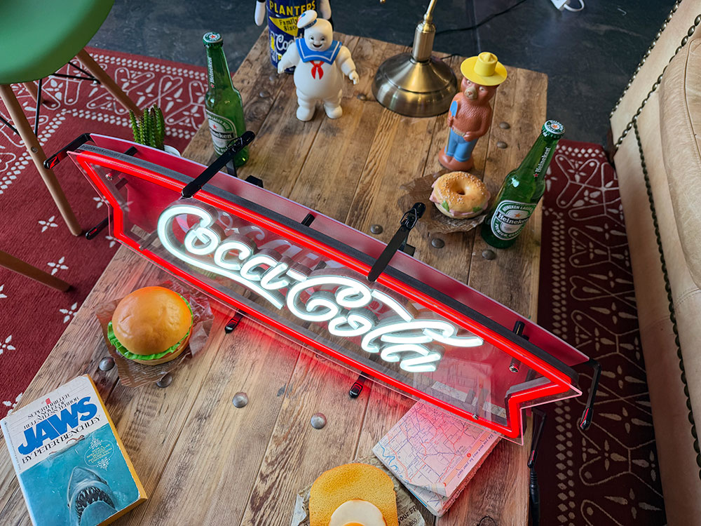 コカ・コーラ　昔のネオン管風　LEDサイン　（フィッシュテール）　ネオLEDサイン ■ アメリカ雑貨 アメリカン雑貨 | Coca Cola | 12
